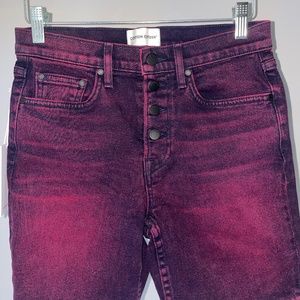 Cotton Citizen Acid Wash Denim Shorts Size 25